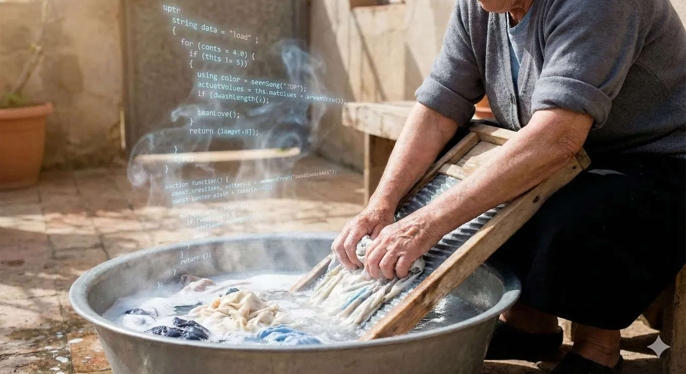 Illustration for “Kids will see hand-written code as ancient history”