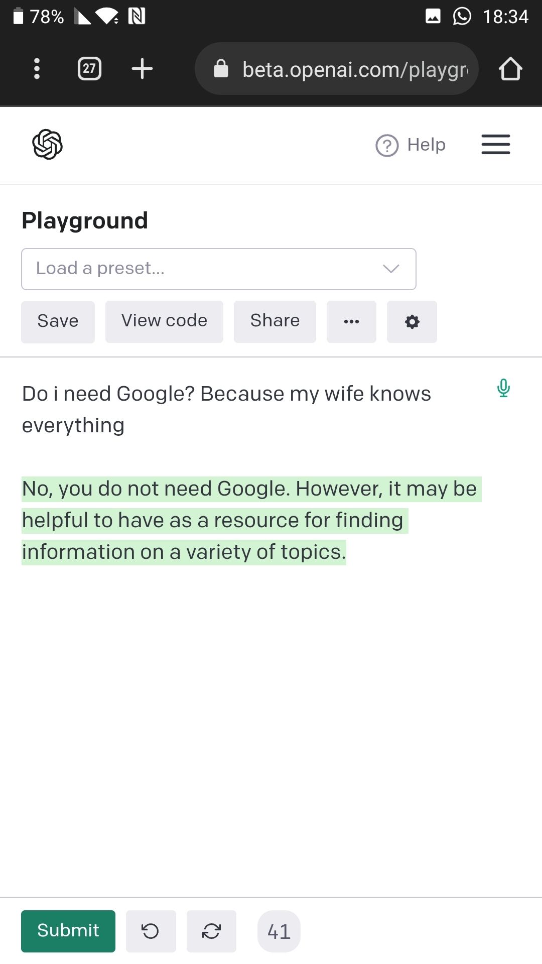 Original post media: Crazy times we live in 🤖 #chatgpt #ai