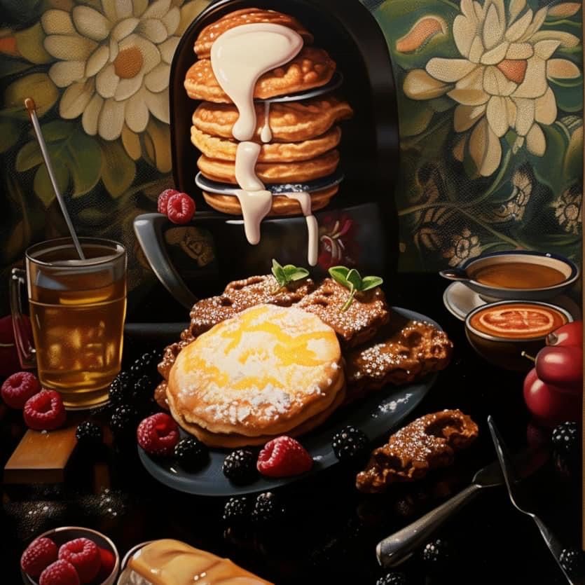 Original post media: When you come hungry to the museum