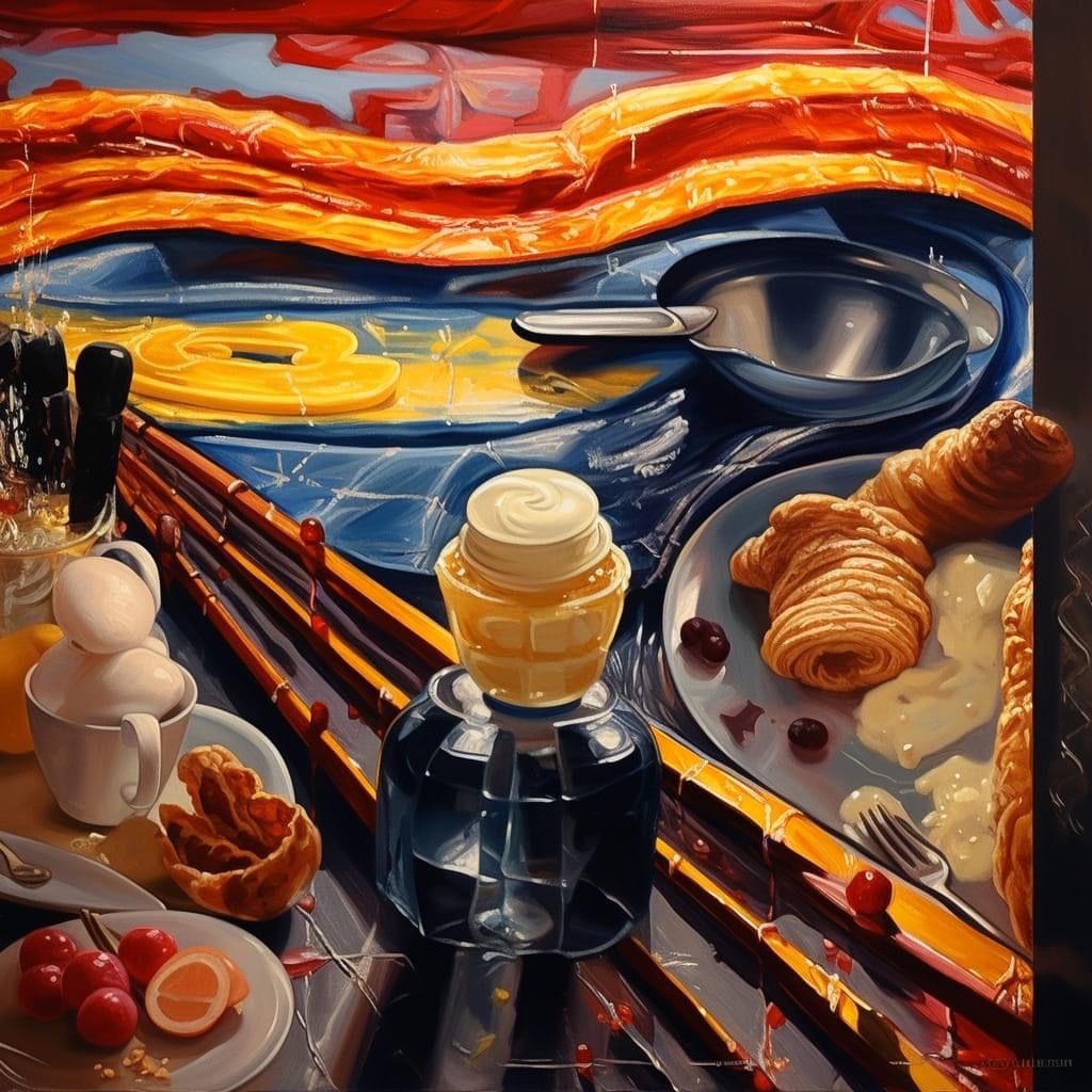 Original post media: When you come hungry to the museum