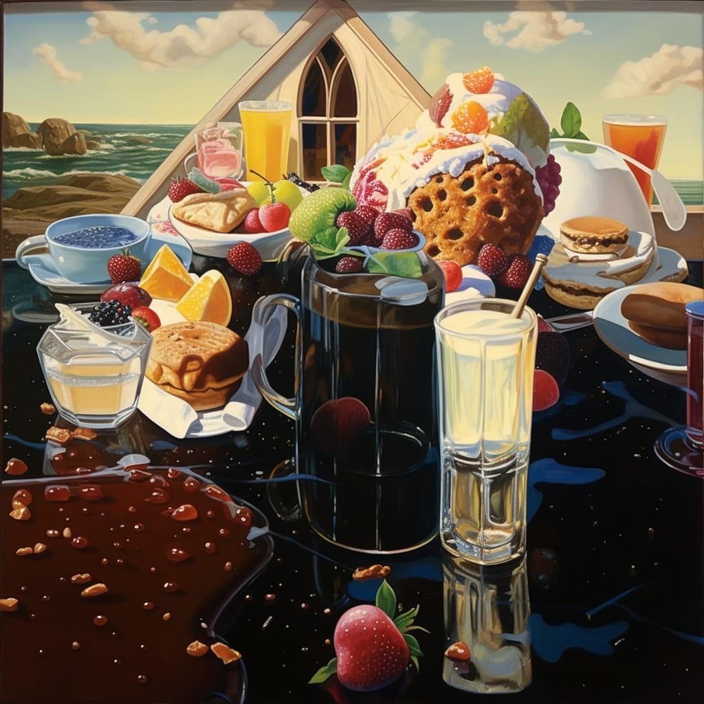 Original post media: When you come hungry to the museum