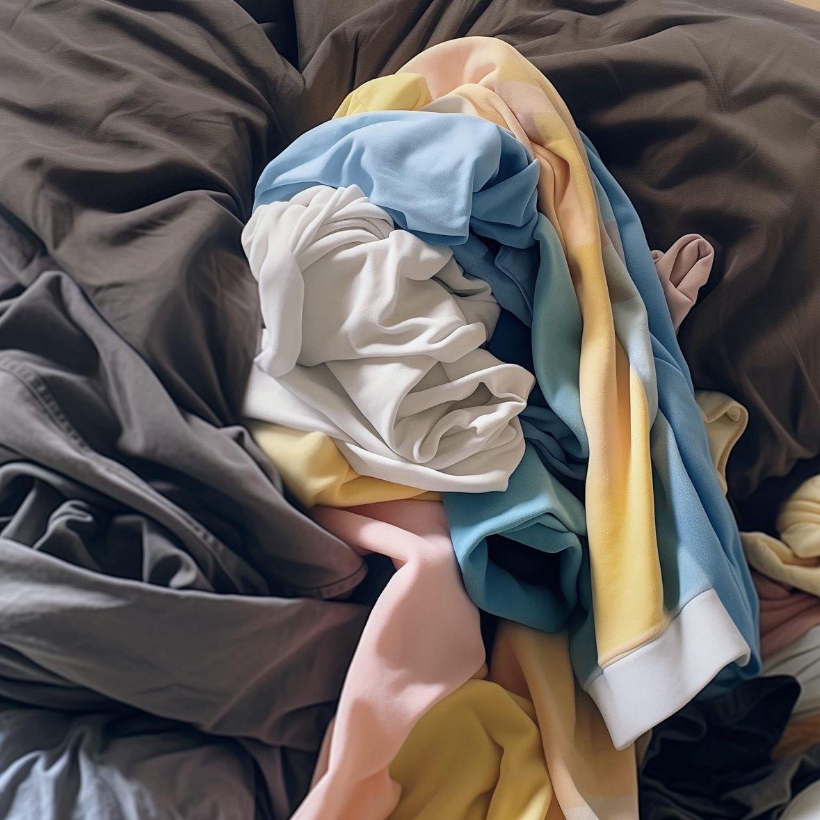 Original post media: Laundry art