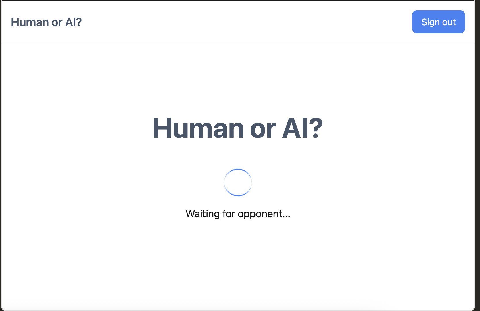 Original post media: Are you talking to a Human or a Robot?