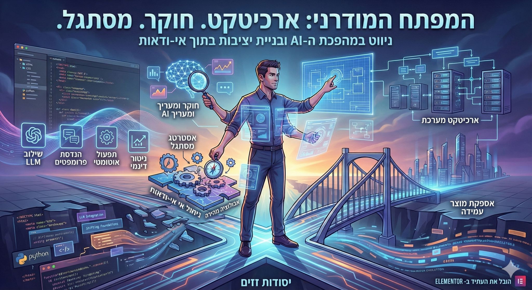 מדיה מהפוסט המקורי: נפתחה אצלנו משרה - מפתח AI בצוות של אנג׳י (הצ׳אט אייג׳נט של אלמנטור)