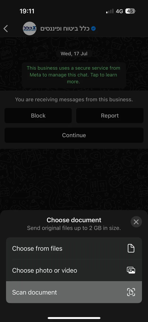 Illustration for “WhatsApp adds built-in document scanning”