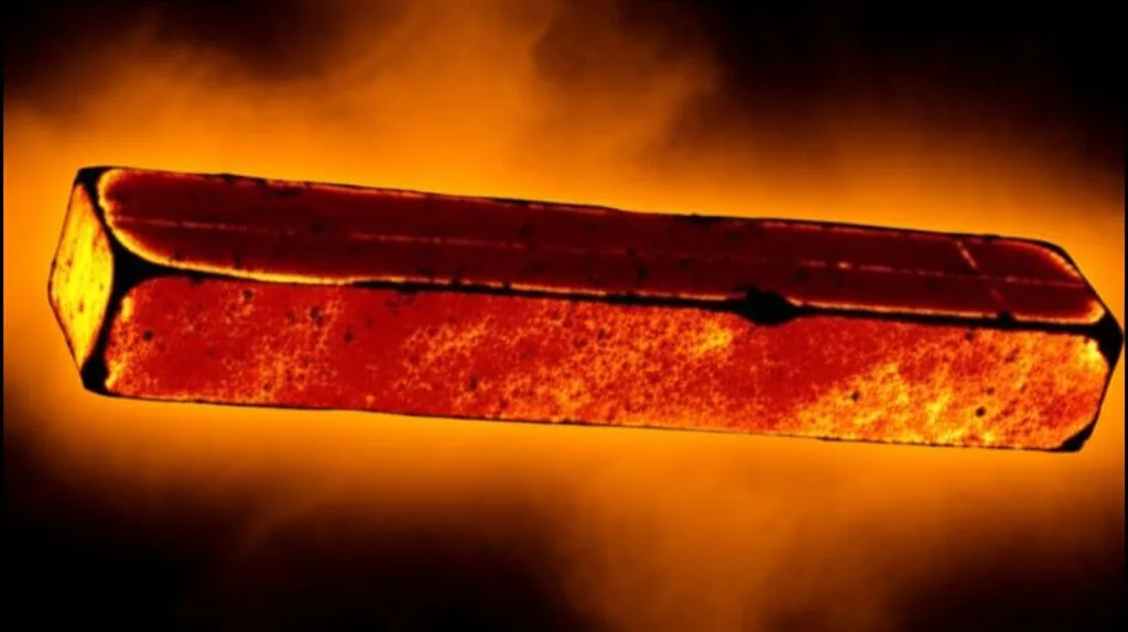 Illustration for “When extreme heat makes metal stronger”
